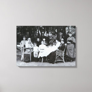 Impressão Em Tela Retrato da família autor do Leo N. Tolstoy