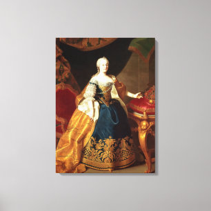 Impressão Em Tela Retrato da imperatriz Maria Theresa
