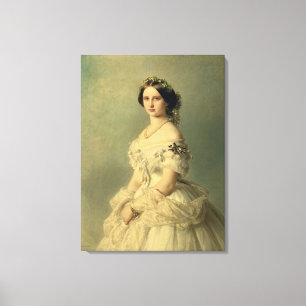 Impressão Em Tela Retrato da princesa de Baden, 1856