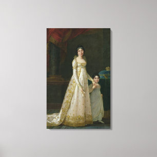 Impressão Em Tela Retrato da rainha da salva moscatável de