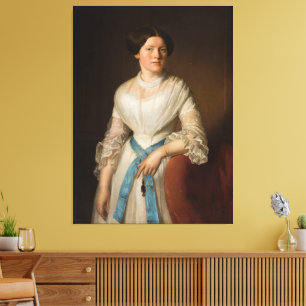Impressão Em Tela Retrato da Srta. Pisarzowska
