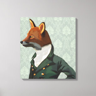 Impressão Em Tela Retrato Dandy Fox