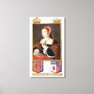 Impressão Em Tela Retrato de 1489-1541) rainhas de Margaret Tudor