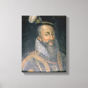 Impressão Em Tela Retrato de 1532-88) condes de Robert Dudley (de