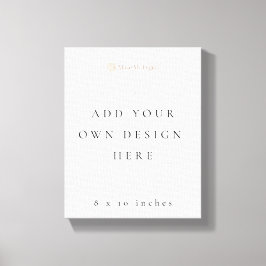 Impressão Em Tela Retrato de 8 x 10 polegadas