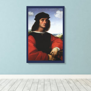 Impressão Em Tela Retrato de Agnolo Doni por Raphael Sanzio