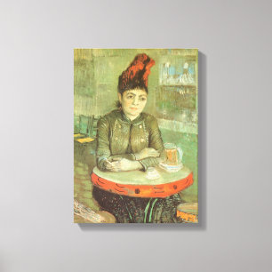 Impressão Em Tela Retrato de Agostina Segatori por Vincent van Gogh