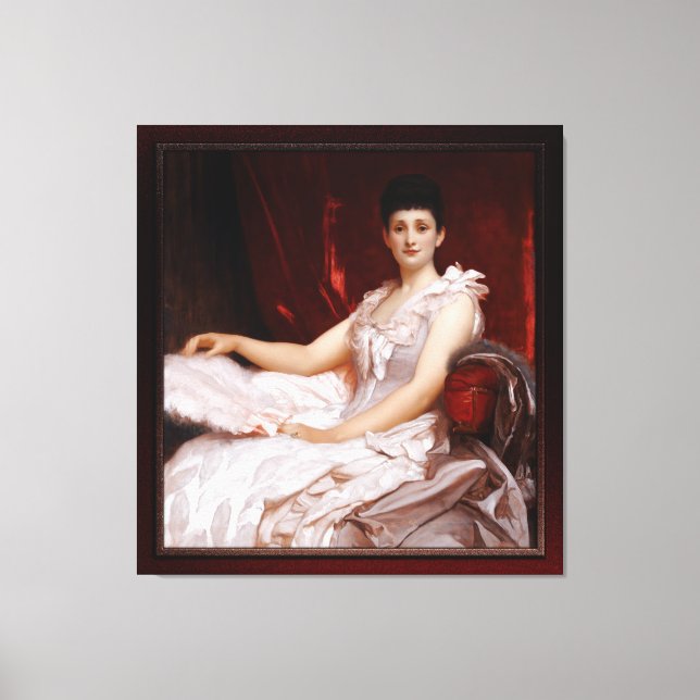 Impressão Em Tela Retrato De Amy Augusta, Lady Coleridge (Frente)