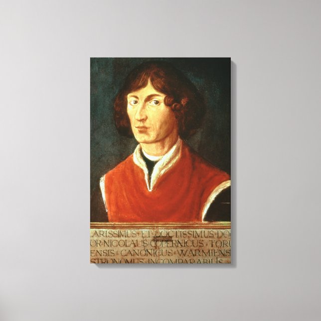 Impressão Em Tela Retrato de Andreus Nikolaus Copernicus 1575 (Frente)