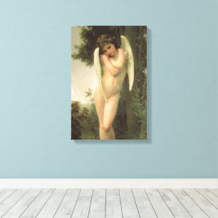 Impressão Em Tela Retrato de Anjo Cupido (Cupidon) por Bouguereau
