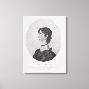 Impressão Em Tela Retrato de Anne Bronte (1820-49) de um desenho mim
