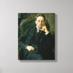 Impressão Em Tela Retrato de Anton Pavlovich Chekhov, 1898