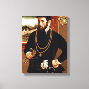 Impressão Em Tela Retrato de Anton Rummel von Liechtenan