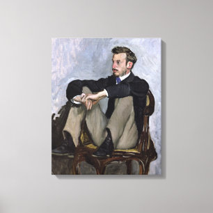 Impressão Em Tela Retrato de Auguste Renoir, 1867
