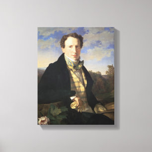 Impressão Em Tela Retrato de auto, 1828