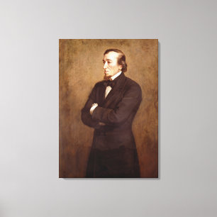 Impressão Em Tela Retrato de Benjamin Disraeli