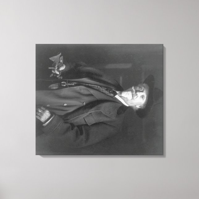 Impressão Em Tela Retrato de "Buffalo Bill" Cody Fotografia (Frente)