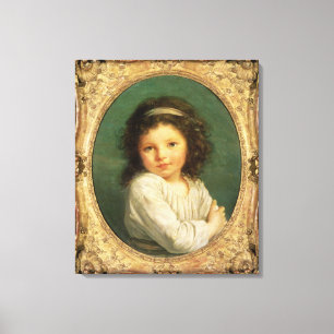 Impressão Em Tela Retrato de Caroline Lalive de la Briche, 1786