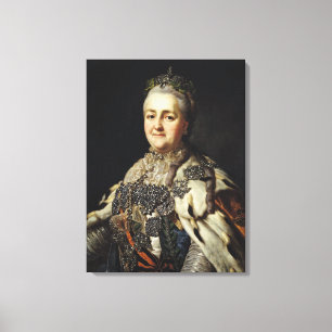 Impressão Em Tela Retrato de Catherine II de Rússia