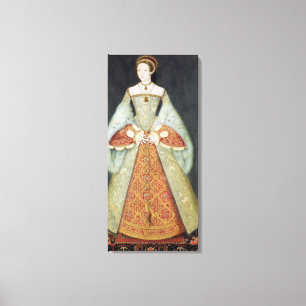 Impressão Em Tela Retrato de Catherine Parr (1512-48), 1545 (cor