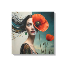 Retrato de colagem popular