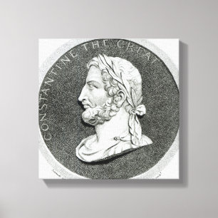 Impressão Em Tela Retrato de Constantine o Excelente