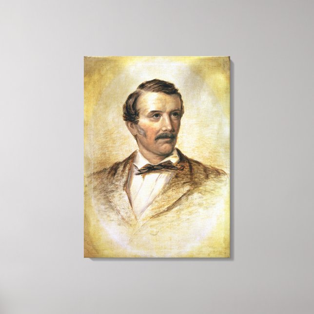 Impressão Em Tela Retrato de David Livingstone (Frente)