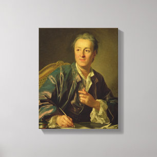 Impressão Em Tela Retrato de Denis Diderot 1767