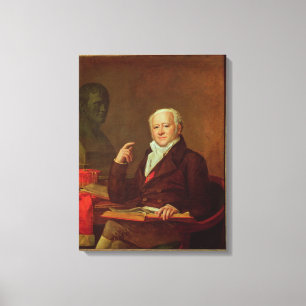Impressão Em Tela Retrato de DES Marets de Jean Nicolas Corvisart