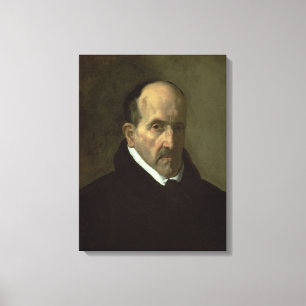 Impressão Em Tela Retrato de Don Luis de Gongora y Argote 1622
