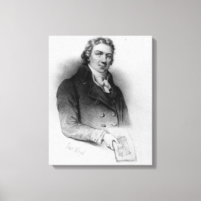 Impressão Em Tela Retrato de Edward Jenner (Frente)