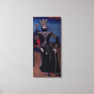 Impressão Em Tela Retrato de Fath-Ali, Shah de Irã,