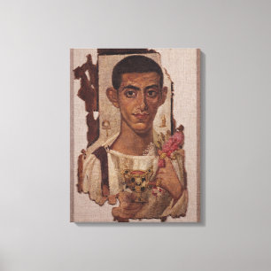 Impressão Em Tela Retrato de Fayum de Ammonius, de Antinoe