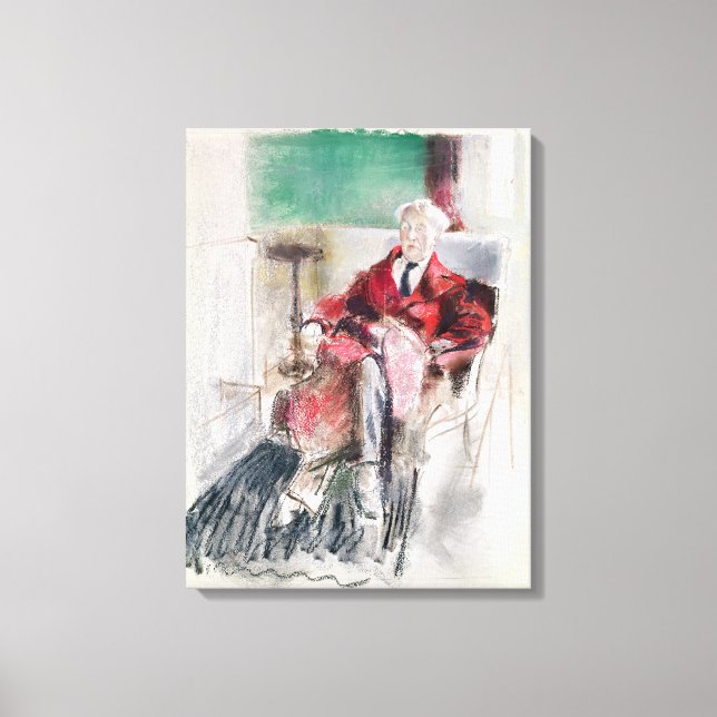 Impressão Em Tela Retrato de George Moore c.1920 (Frente)