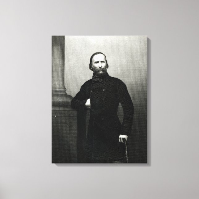 Impressão Em Tela Retrato de Giuseppe Garibaldi (Frente)