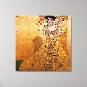 Impressão Em Tela retrato de Gustav Klimt de Adel Bloch Bauer 1907