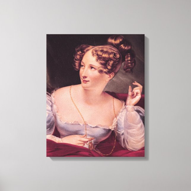 Impressão Em Tela Retrato de Harriet Smithson (Frente)