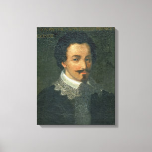 Impressão Em Tela Retrato de Henri Eu de Bourbon Conde (óleo no