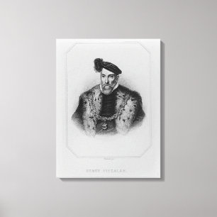 Impressão Em Tela Retrato de Henry Fitzalan, 12o conde de