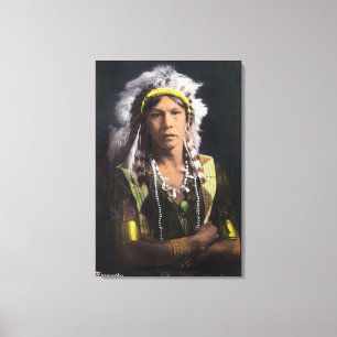 Impressão Em Tela Retrato de Hiawatha