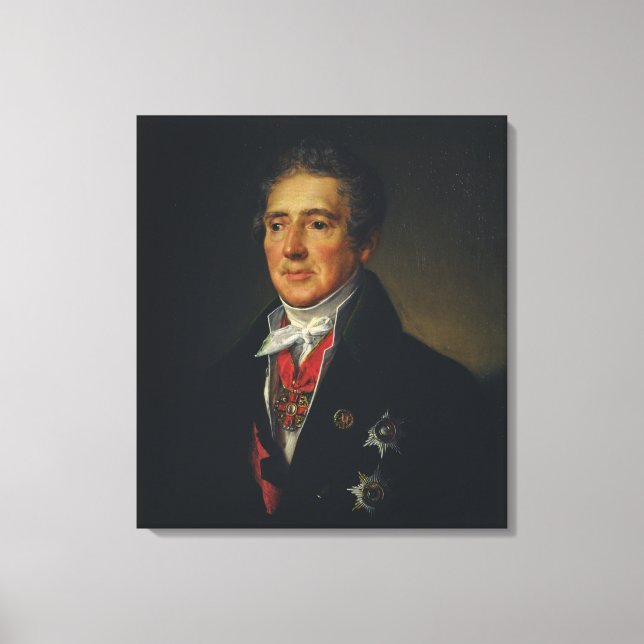 Impressão Em Tela Retrato de Ivan Dmitriev, 1835 (Frente)