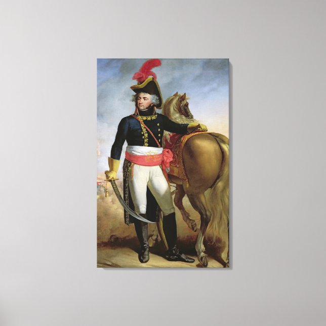 Impressão Em Tela Retrato de Jean Baptiste Kleber (Frente)