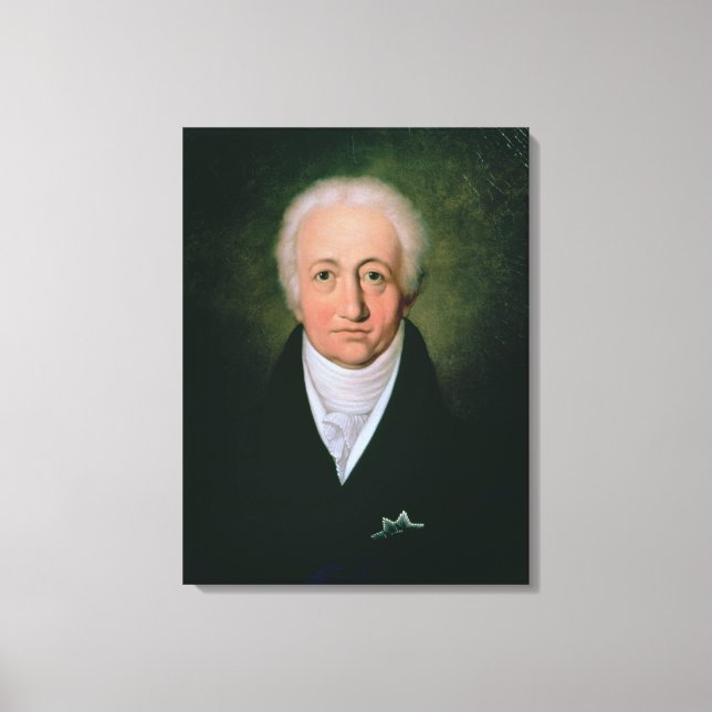 Impressão Em Tela Retrato de Johann Wolfgang von Goethe , 1818 (Frente)