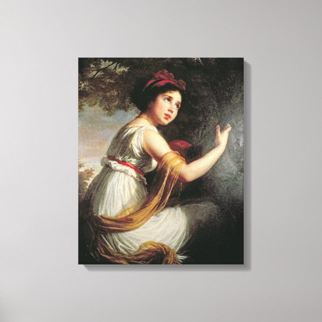 Impressão Em Tela Retrato de Julie Le Brun, c.1797 (Frente)