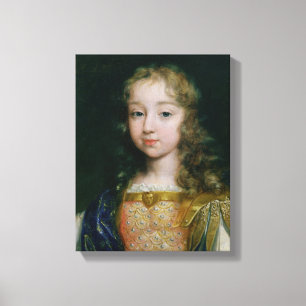 Impressão Em Tela Retrato de Louis XIV como uma criança