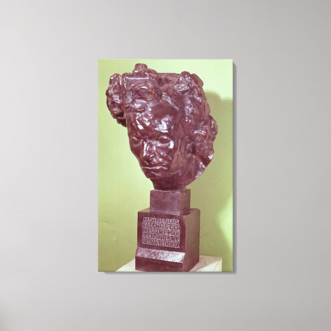 Impressão Em Tela Retrato de Ludwig van Beethoven 1901 (Frente)