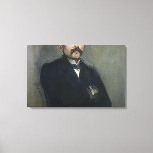 Impressão Em Tela Retrato de Manet   de Georges Clemenceau, 1879