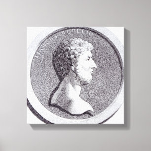 Impressão Em Tela Retrato de Marcus Aurelius