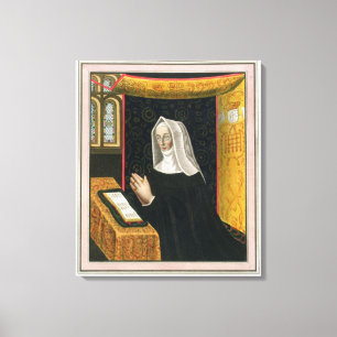 Impressão Em Tela Retrato de Margaret Beaufort, condessa de Richmon