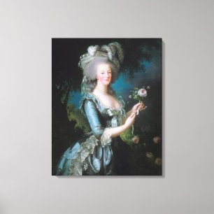 Impressão Em Tela Retrato de Marie Antoinette